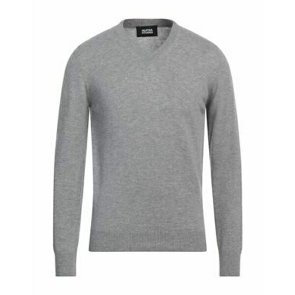 【送料無料】 アルファス テューディオ メンズ ニット&セーター アウター Sweaters Grey