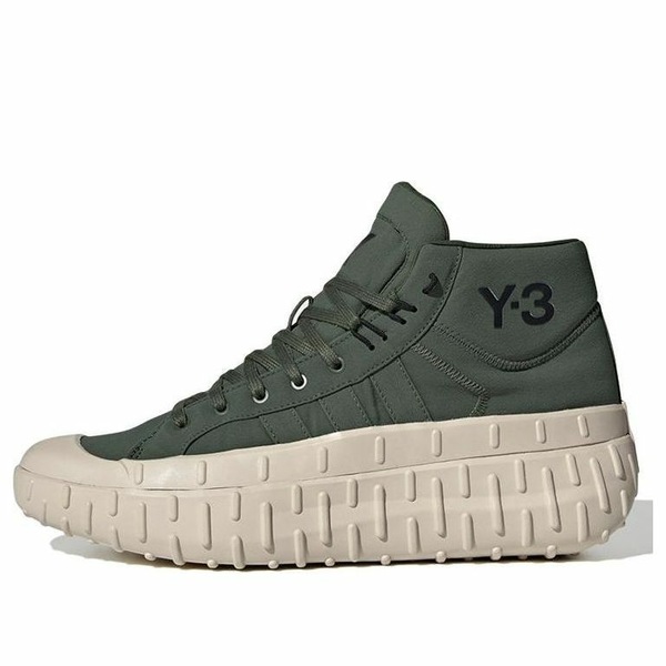 adidas アディダス メンズ スニーカー 【adidas Y-3 GR.1P High 'Shadow Green' GZ9151】 サイズ US_11.5(29.5cm)｜asty