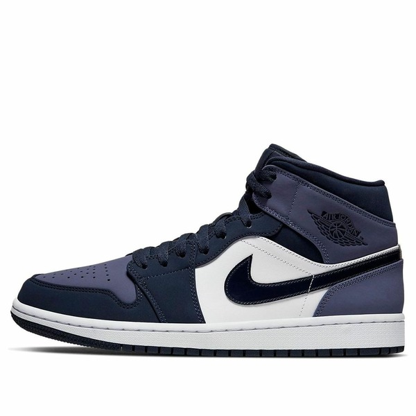 Air Jordan ジョーダン メンズ スニーカー 【Air Jordan 1 Mid 'Sanded Purple' 554724-445】 サイズ US_7(25.0cm)|asty