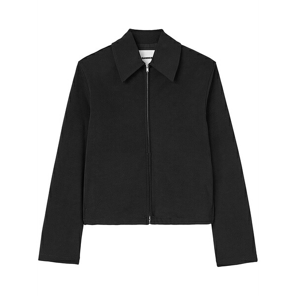 ジル・サンダー レディース 上衣＆上衣 アウター Zip-up shirt jacket Black