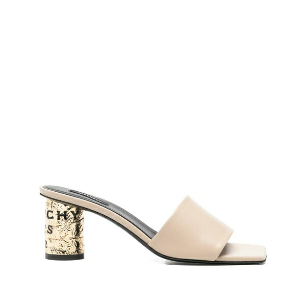 ジバンシー レディース サンダル シューズ Tape square-toe sandals Neutrals