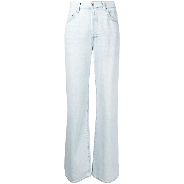 シチズンズ オブ 人間らしさ レディース ジーンズズボン下 ボトムス Aninna wide-leg jeans Blue