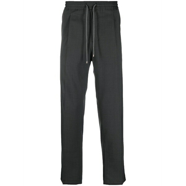 ブリ後ろ側 1949 メンズ 心地よいズボン下 ボトムス Wimbledon drawstring-waist trousers Grey