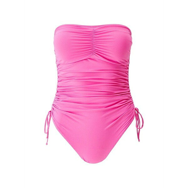 メリッサ オダバッシュ レディース ワンピース トップス Ruched-tie swimsuit Pink｜asty 65,340円