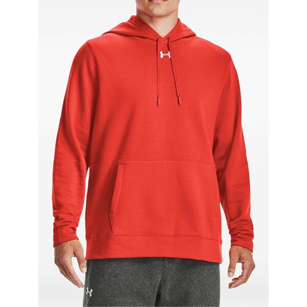 アンダーアーマー メンズ パーカー・スウェットシャツ アウター  hustle fleece hoodie Orange
