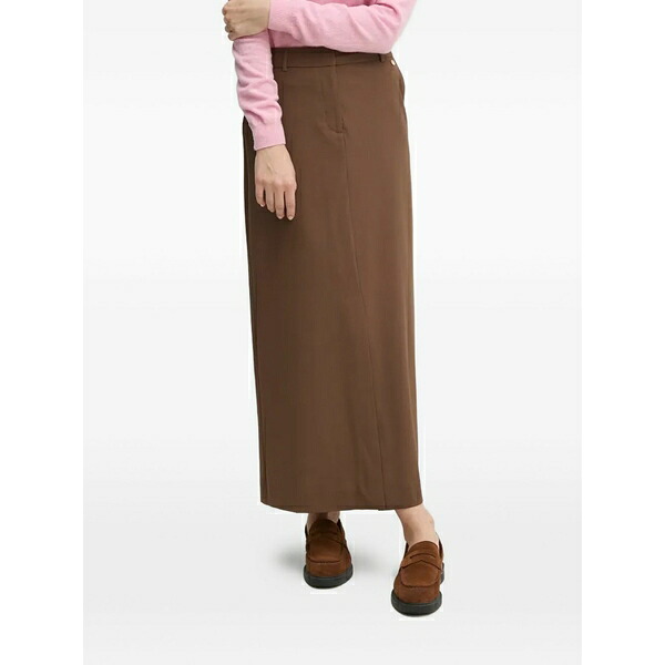 モス モッシュ レディース スコート ボトムス Mmhulya roy maxi skirt Brown