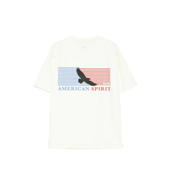ルード メンズ ティーシャツ トップス Graphic-print t-shirt Neutrals