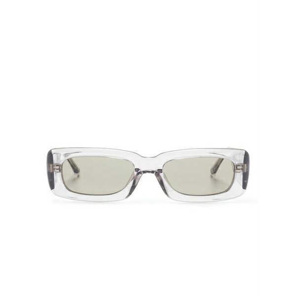 リンダ ファロー レディース 黒眼鏡＆アイウェア 付属物 X the attico mini marfa rectangle-frame sunglasses Purple