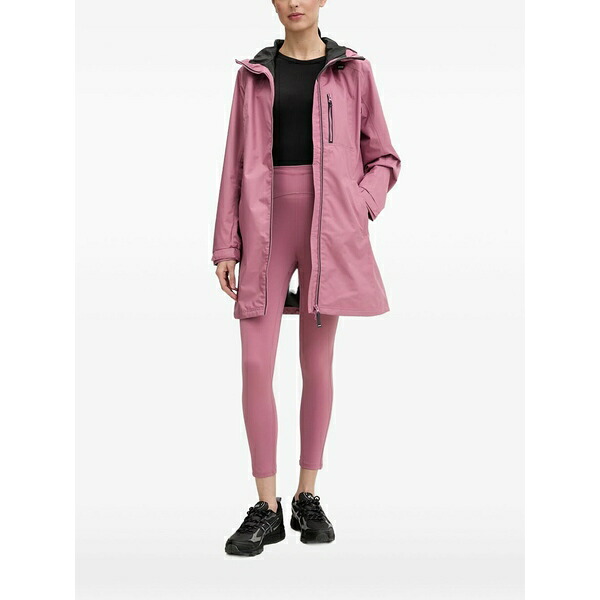 ヘリーハンセン レディース 厚地の外套 アウター Belfast hooded coat Pink