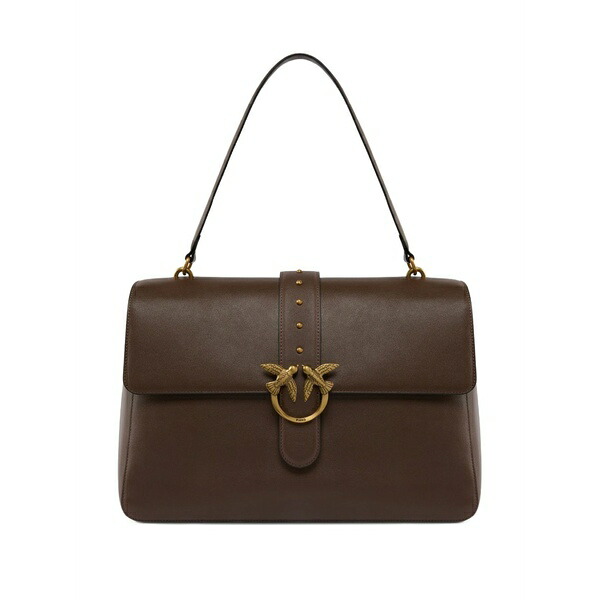 ピンコ レディース トートバッグ 御徒面子 Maxi love bag slouchy tote bag Brown