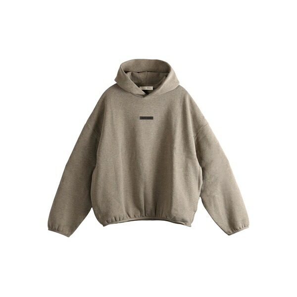 エフオージーエッセンシャルズ メンズ パーカー・スウェットシャツ アウター Logo-patch hoodie Brown
