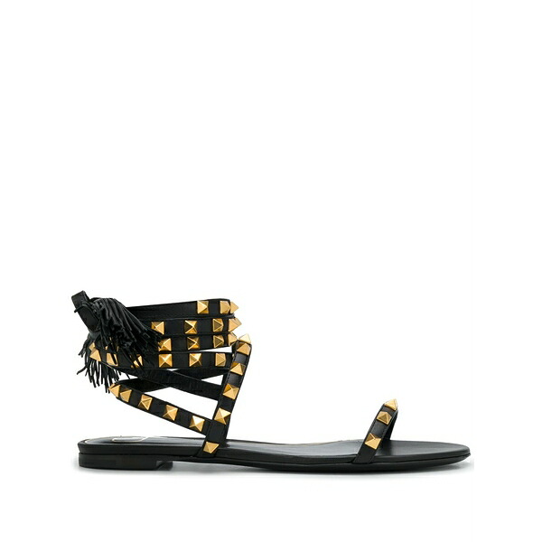ヴァレンティノ ガラヴァーニ レディース サンダル シューズ Rockstud flair sandals Black