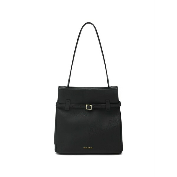 マニュアトリエ レディース トートバッグ 御徒面子 Mini tote du jour tote bag Black
