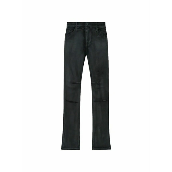アールティーエー メンズ ジーンズズボン下 ボトムス Denis distressed jeans Black