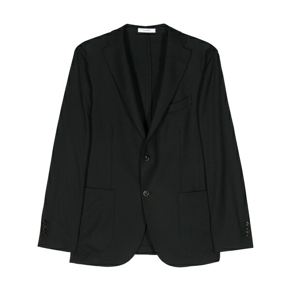 ボリオリ メンズ 上衣＆上衣 アウター K-jacket single-breasted blazer Black