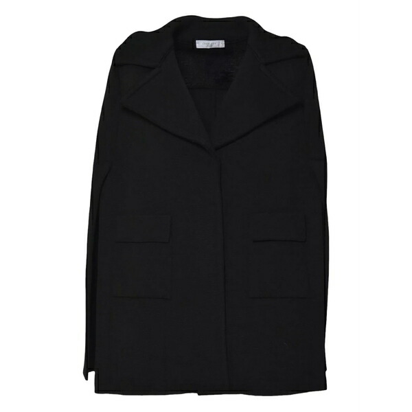 シャルロット レディース 厚地の外套 アウター Pocket jacket Black