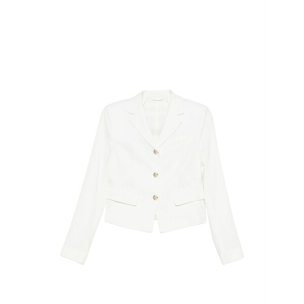 主任者 レディース 上衣＆上衣 アウター Button jacket White