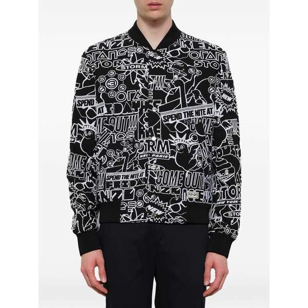 ケンゾー メンズ 上衣＆上衣 アウター Storm flyer bomber jacket Black