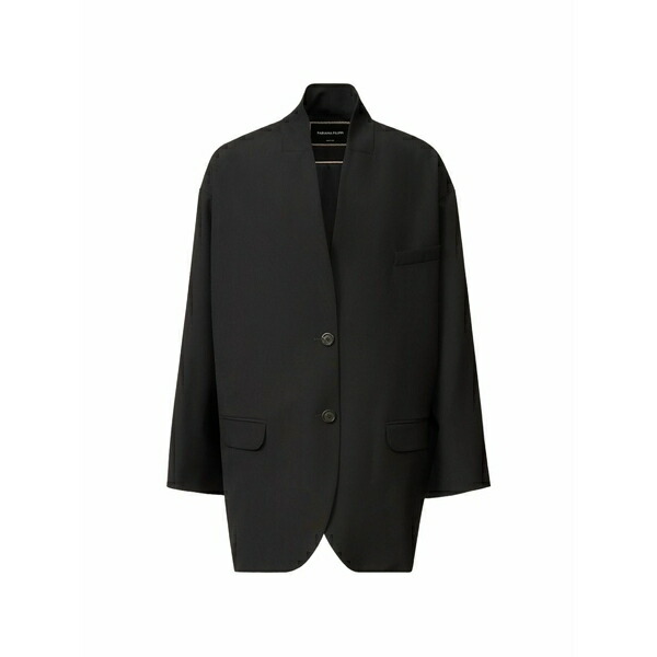 ファビアナ フィリッピ レディース 上衣＆上衣 アウター Buttoned jacket Black