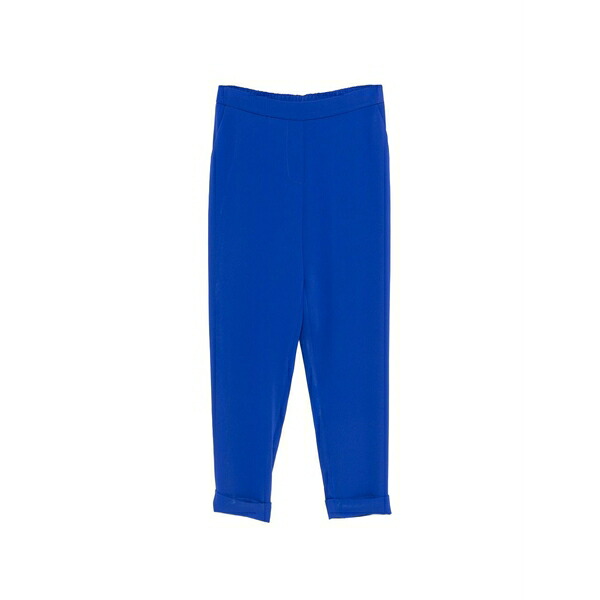 パロッシュ レディース 心地好いズボン下 ボトムス Cady cuffed trousers Blue
