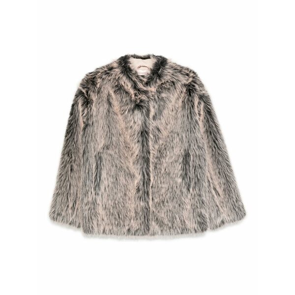 パトリツィア ペペ レディース 上衣＆上衣 アウター Faux-fur jacket Neutrals