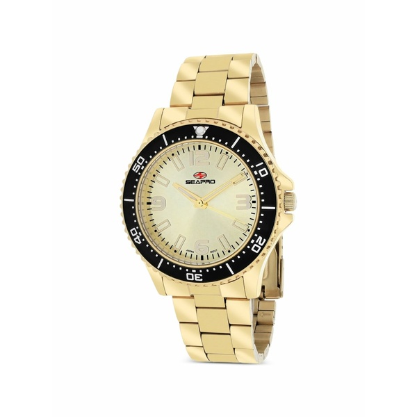 セアポロ レディース ウオッチ 付属物 Tideway rotating bezel 40粍 watch Gold