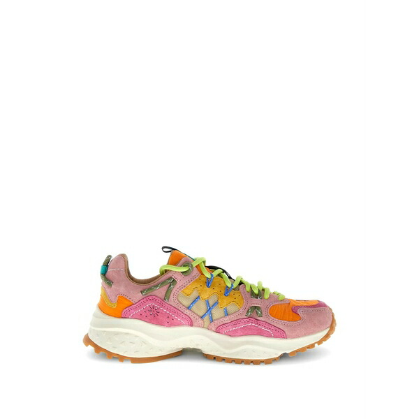 御花お山 レディース スニーカー シューズ Nubuck leather sneakers Pink