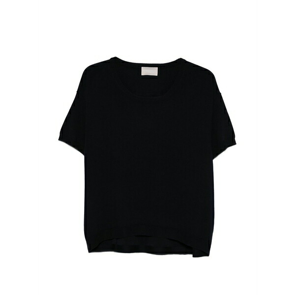 エミスフィール レディース ティーシャツ トップス Short-sleeve knitwear Blue