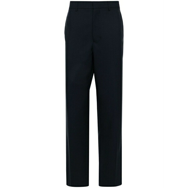 意中の女 メンズ 心地好いズボン下 ボトムス Tailored trousers Blue