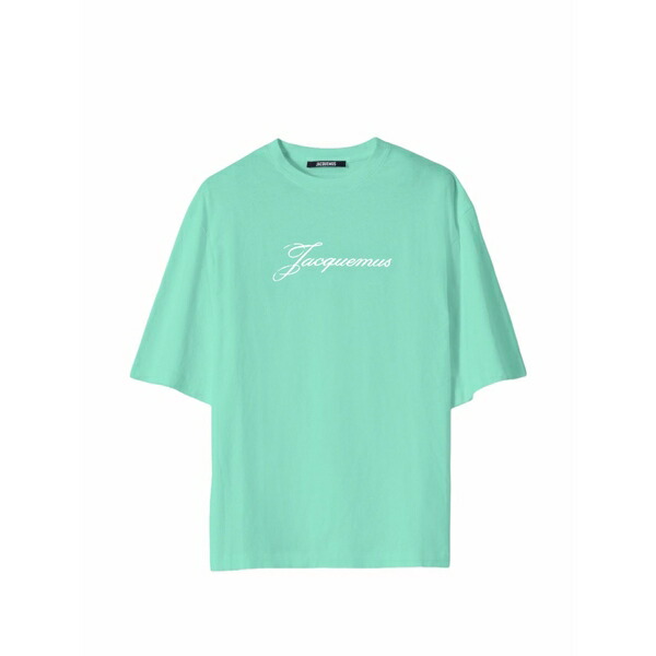 ジャクエムス メンズ ティーシャツ トップス Logo-print t-shirt Green