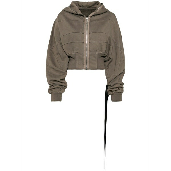 リックオウエンス レディース パーカー・スウェットシャツ アウター Collage 跛行 hoodie Brown