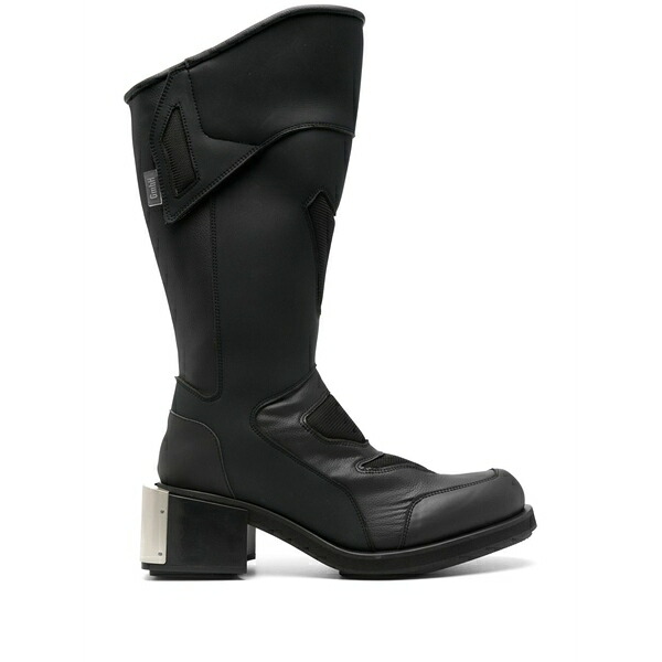 ゲーエムベーハー メンズ ブーツ シューズ Baris knee high moto boots Black｜asty