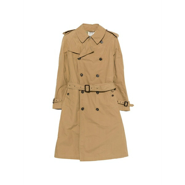 リンペルメアービレ メンズ 厚地の外套 アウター Vasco belted trench Neutrals