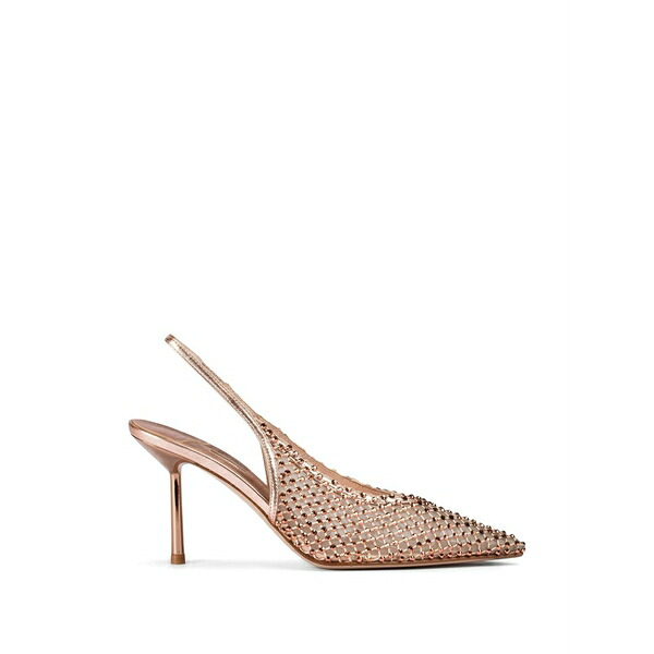 ル シラ レディース パンプス シューズ Gilda crystal-embellished heeled pumps Pink