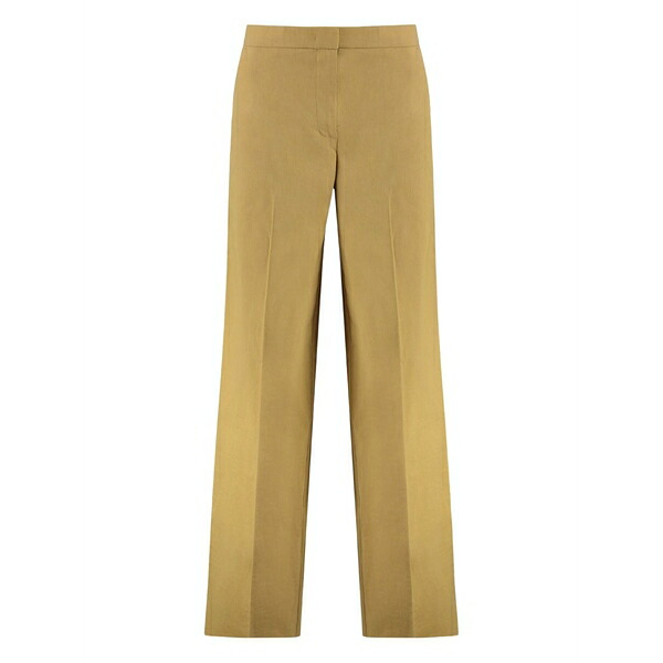 ピンコ レディース 心地よいズボン下 ボトムス Linen trousers Green