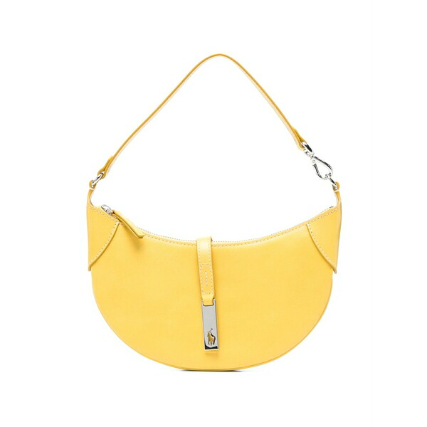 ラルフローレン レディース ショルダーバッグ 御徒面子 Logo-plaque shoulder bag Yellow