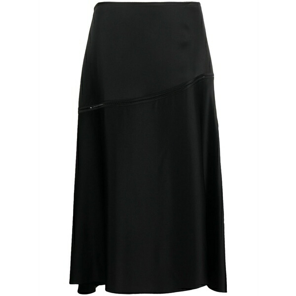 ジル・サンダー レディース スコート ボトムス Flared MIDI skirt Black