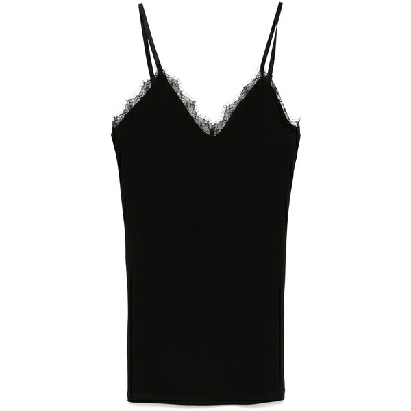 アルケミー レディース ワンピース トップス X lia aram floral-lace mini dress Black｜asty
