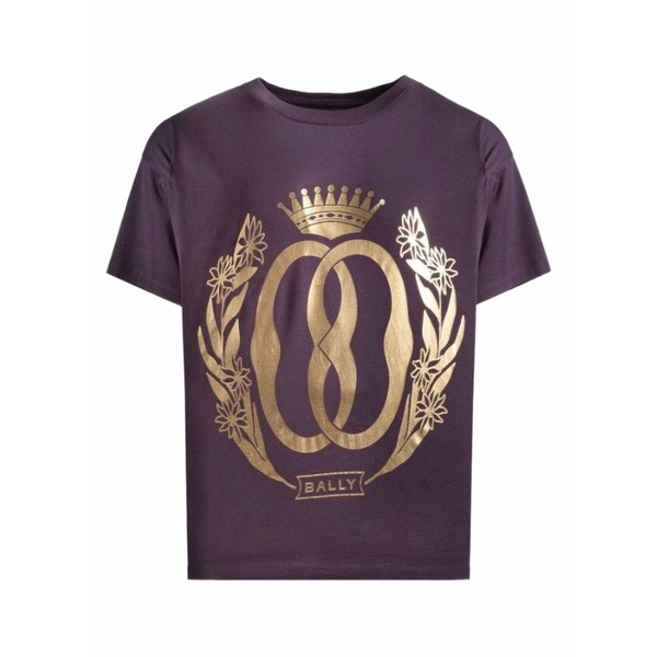 バリー メンズ ティーシャツ トップス Graphic-print t-shirt Purple