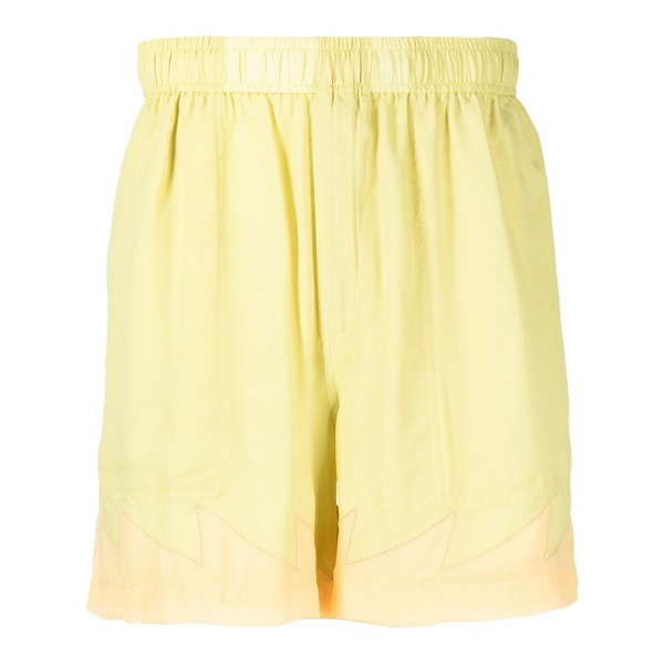 ボーディ メンズ 心地よいズボン下 ボトムス Above-knee silk shorts Green