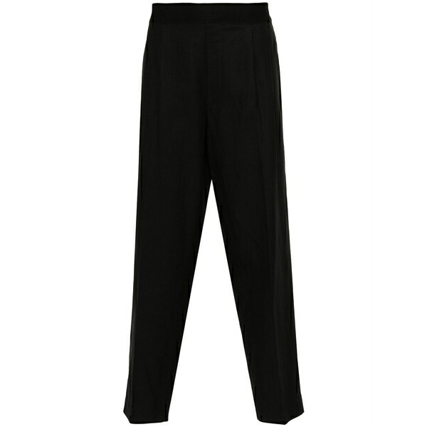 ニールバレット メンズ 心地好いズボン下 ボトムス Tapered darted trousers Black