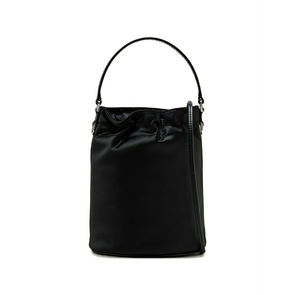 ステゥド レディース ハンドバック 御徒面子 Mini lila drawstring cross body bag Black