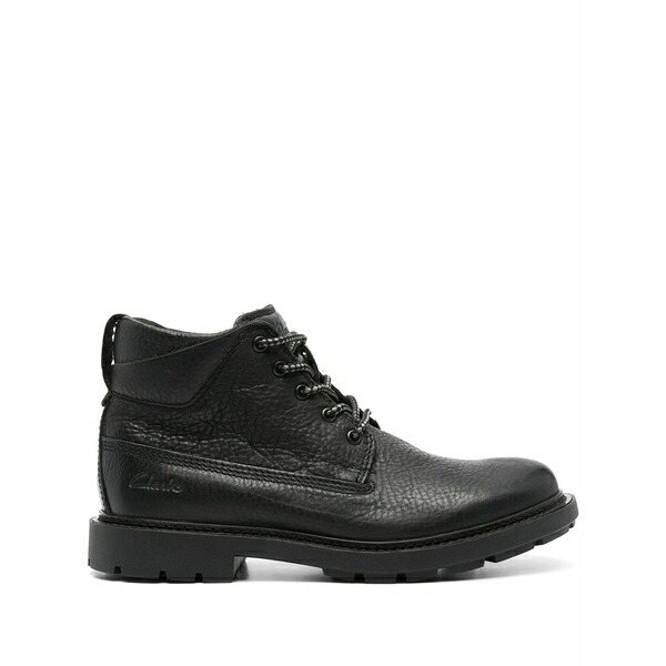 クラークス メンズ ブーツ シューズ Craftdale 2 mid leather boots Black