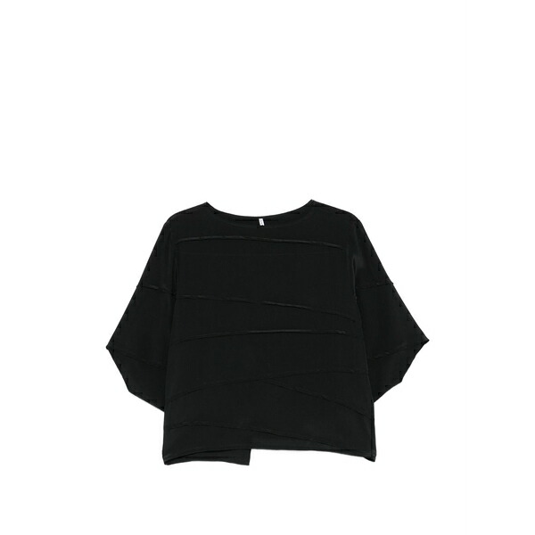 リビアナコンティ レディース ティーシャツ トップス Iris blouse Black