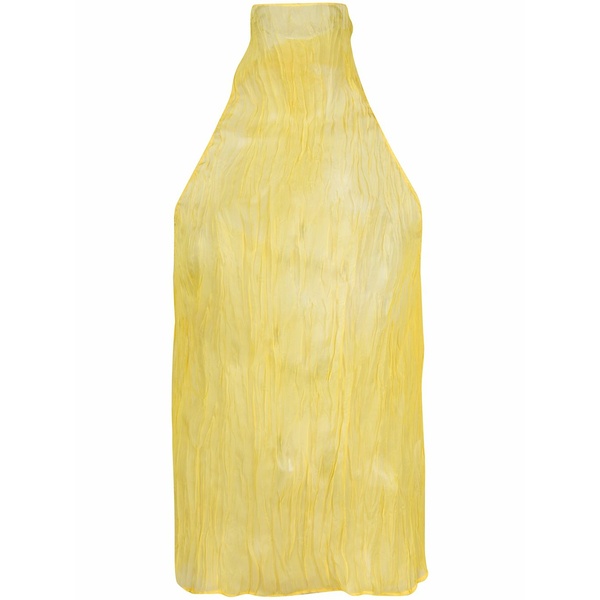 エラリー レディース ティーシャツ トップス Halterneck sleeveless blouse Yellow