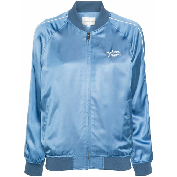 棲み家 狐狸 レディース 上衣＆上衣 アウター Teddy bomber jacket Blue