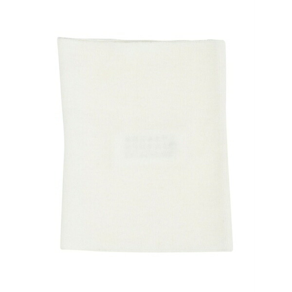 マルタンマルジェラ レディース 消音装置・袈裟・えり巻き 佩び物 Four-stitch wool neck warmer White