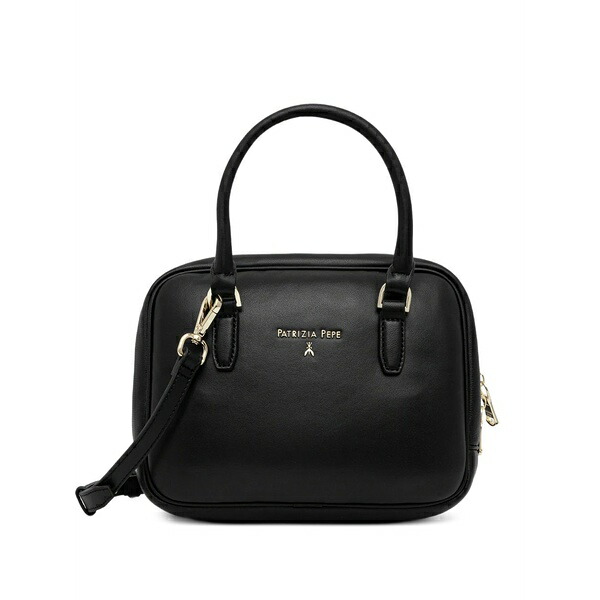 パトリツィア ペペ レディース トートバッグ 御徒面子 Zipped tote bag Black