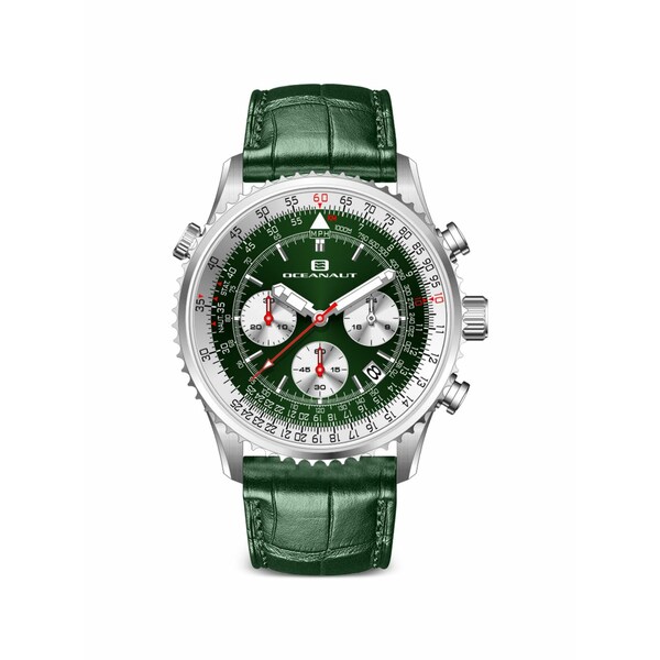 オーシャナット メンズ ウオッチ 付属品 Flight 46粍 watch Green