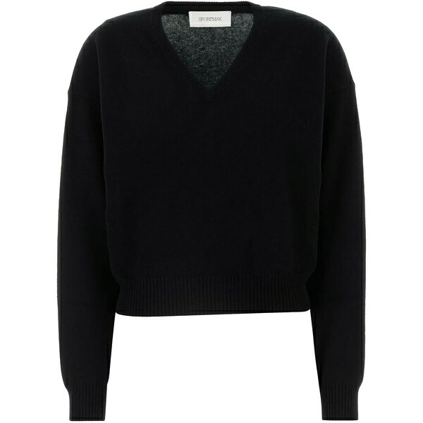 運動競技マックス レディース 編み物\u0026スウェーター アウター Polis sweater Black